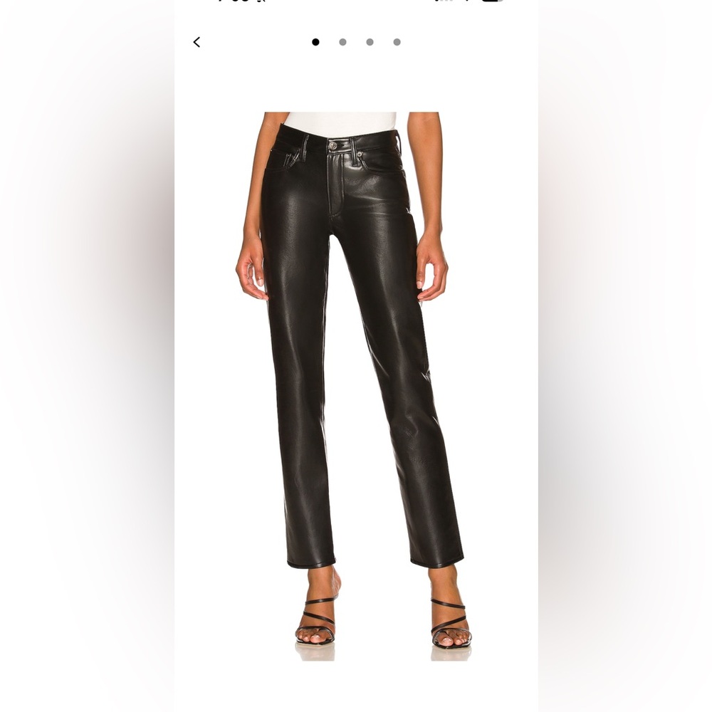 Agolde Black Straight Leg Women's Jeans